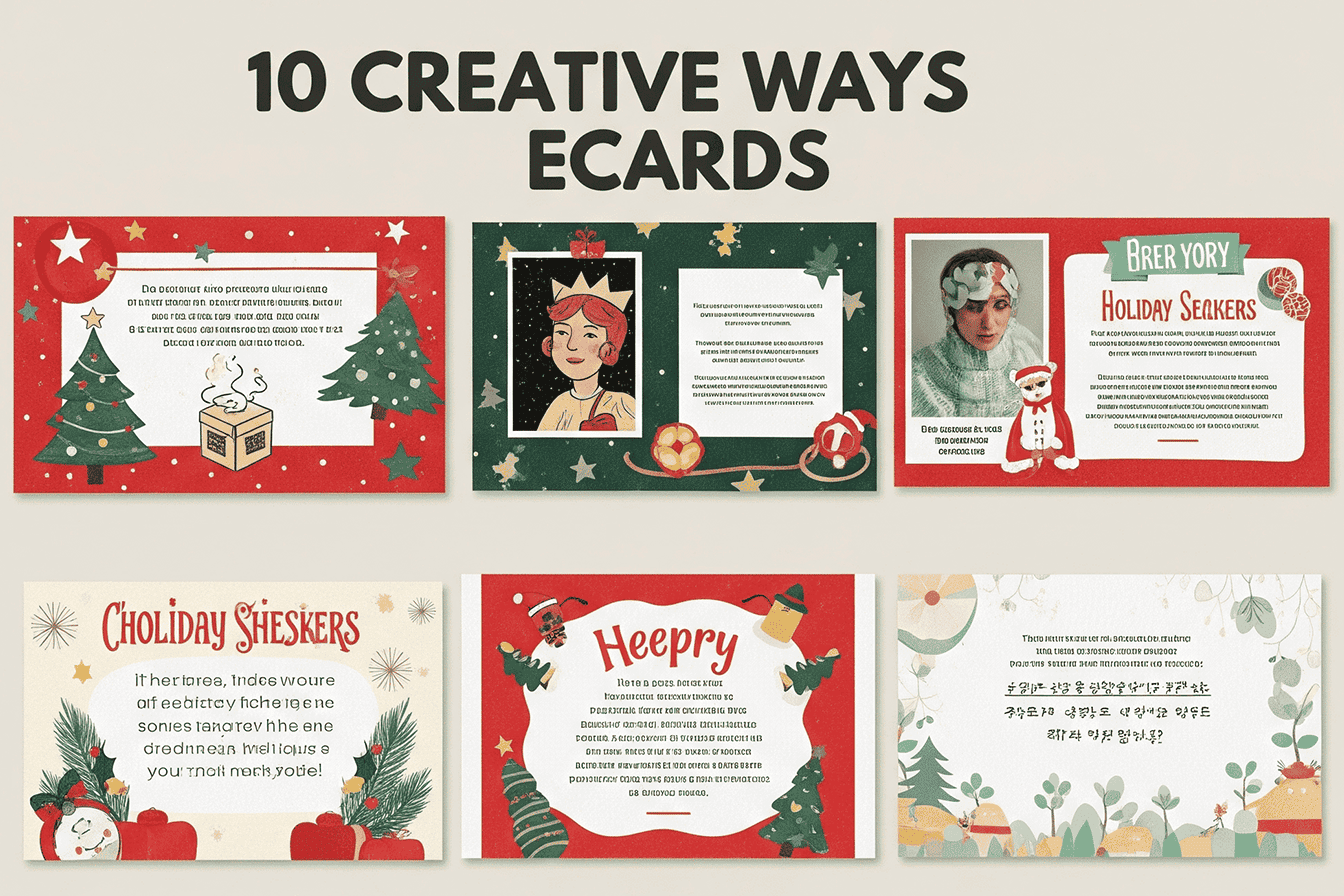 10 Creative Ways to Personalize Your Holiday Greetings Ecards